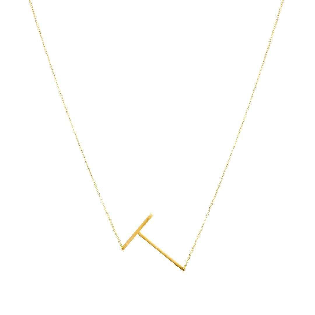 Gold Initial Necklaces by Jonesy Wood