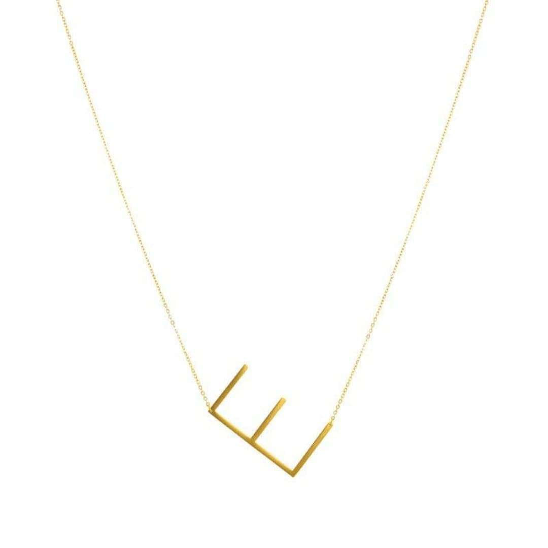 Gold Initial Necklaces by Jonesy Wood