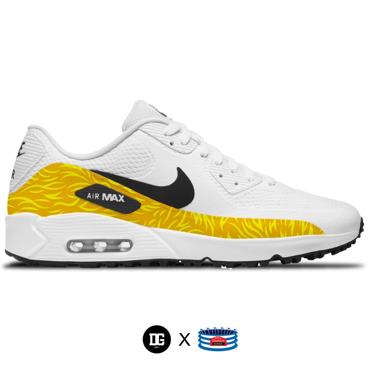 "Golden Bear" Nike Air Max 90 G Golf Shoes by Stadium Custom Kicks