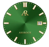 Gold/Green Mansa (RESTOCK PRE-ORDER) by ASOROCK WATCHES