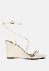 gram hunt ankle strap wedge sandals by London Rag