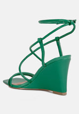 gram hunt ankle strap wedge sandals by London Rag