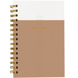 Gratitude Journal - Cashew Leatherette by Promptly Journals