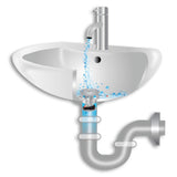 SinkShroom® (Gray) The Hair Catcher That Prevents Clogged Bathroom Sink Drains by TubShroom.com