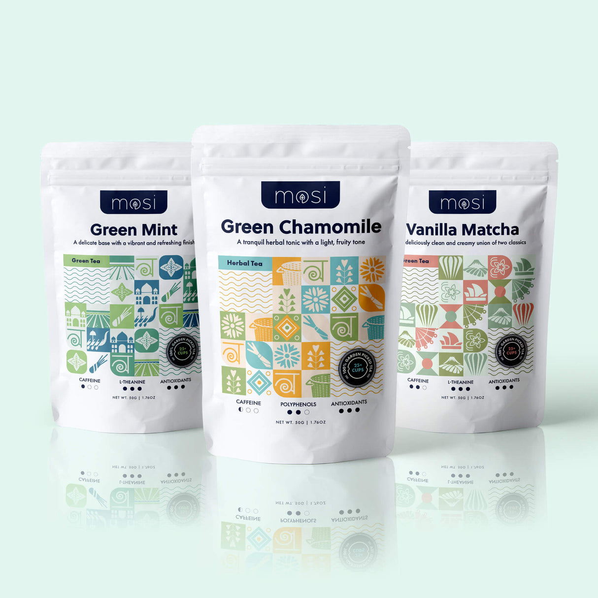 Green Tea Bundle by Mosi Tea