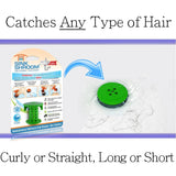 SinkShroom® (Green) The Hair Catcher That Prevents Clogged Bathroom Sink Drains by TubShroom.com