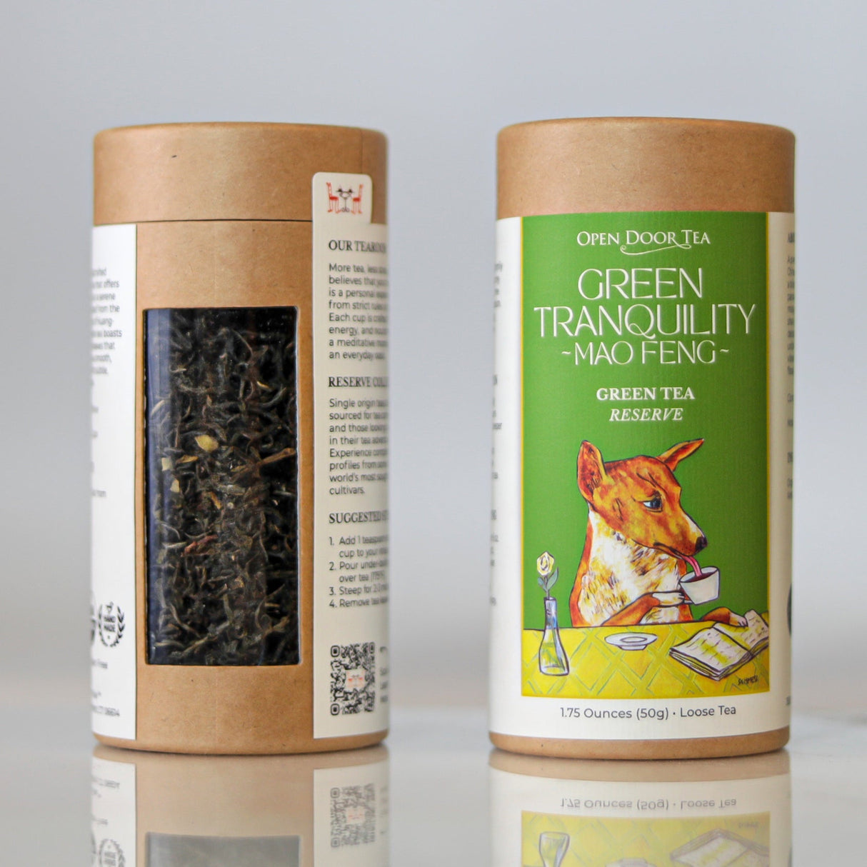 Green Tranquility Maofeng by Open Door Tea CT