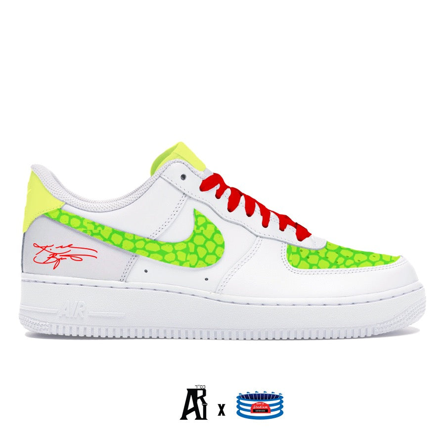 "Grinch" Nike Air Force 1 Low Shoes by Stadium Custom Kicks