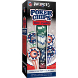 New England Patriots 100 Piece Poker Chips by MasterPieces Puzzle Company INC