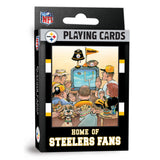 Pittsburgh Steelers Fan Deck Playing Cards - 54 Card Deck by MasterPieces Puzzle Company INC