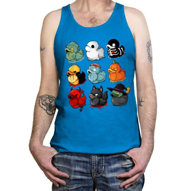 Halloween Ducks - Tanktop by RIPT Apparel - Vysn