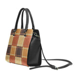 Handbags, Brown Checker Rivet Style Top-handle Bag by inQue.Style