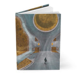 Hardcover Journal Matte, Retro Art Design by inQue.Style