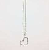 Heart Pendant Necklace by Jennifer Cervelli Jewelry