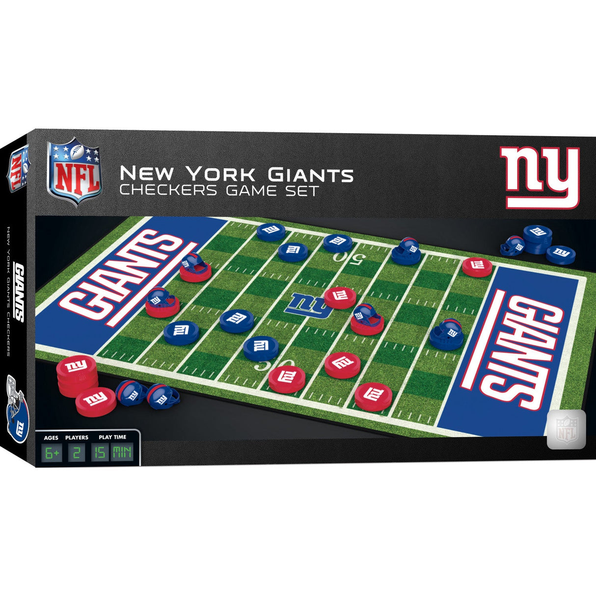 New York Giants Checkers Board Game by MasterPieces Puzzle Company INC