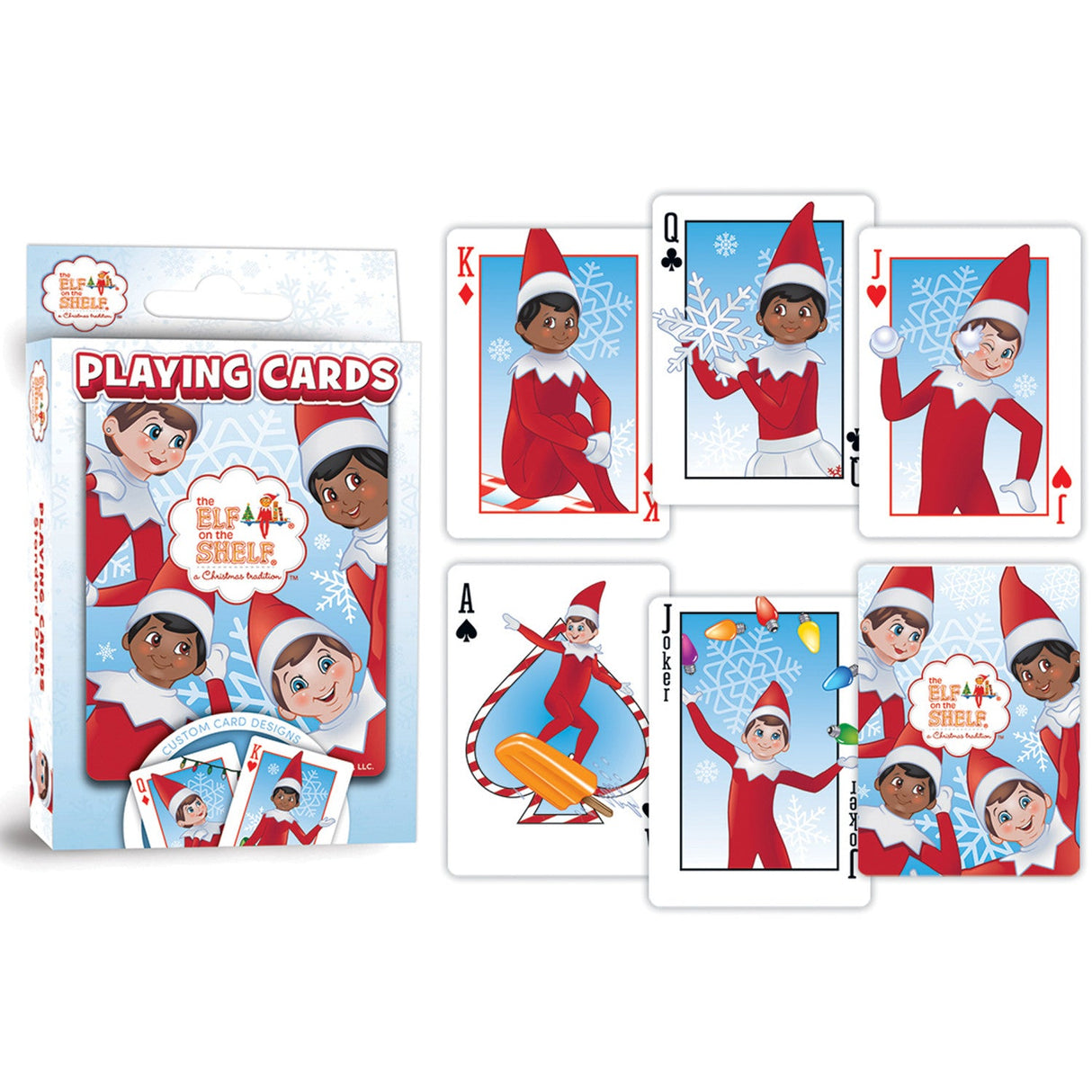 Elf on the Shelf Playing Cards - 54 Card Deck by MasterPieces Puzzle Company INC