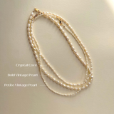 Bold Vintage Pearl Necklace by Urth and Sea