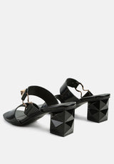 hookup fantasy block heel sandals by London Rag