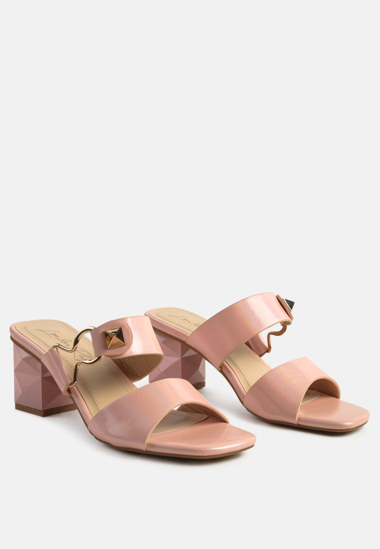 hookup fantasy block heel sandals by London Rag