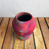 Hoseki Ceramic Raku Pottery Vase by RAAQUU