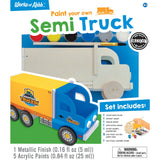 Semi Truck Wood Paint Set by MasterPieces Puzzle Company INC