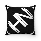 Hybrid Nation Oversized Logo Suede Pillow by Hybrid Nation