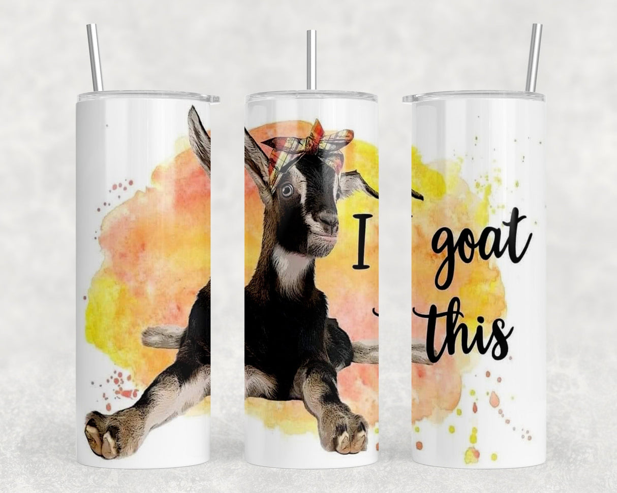 I Goat This|Skinny Tumbler|Optional Bluetooth Speaker| Speaker Color Varies by Rowdy Ridge Co