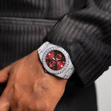 Iced transporter - Big diamond bezel - Fully iced strap by ASOROCK WATCHES