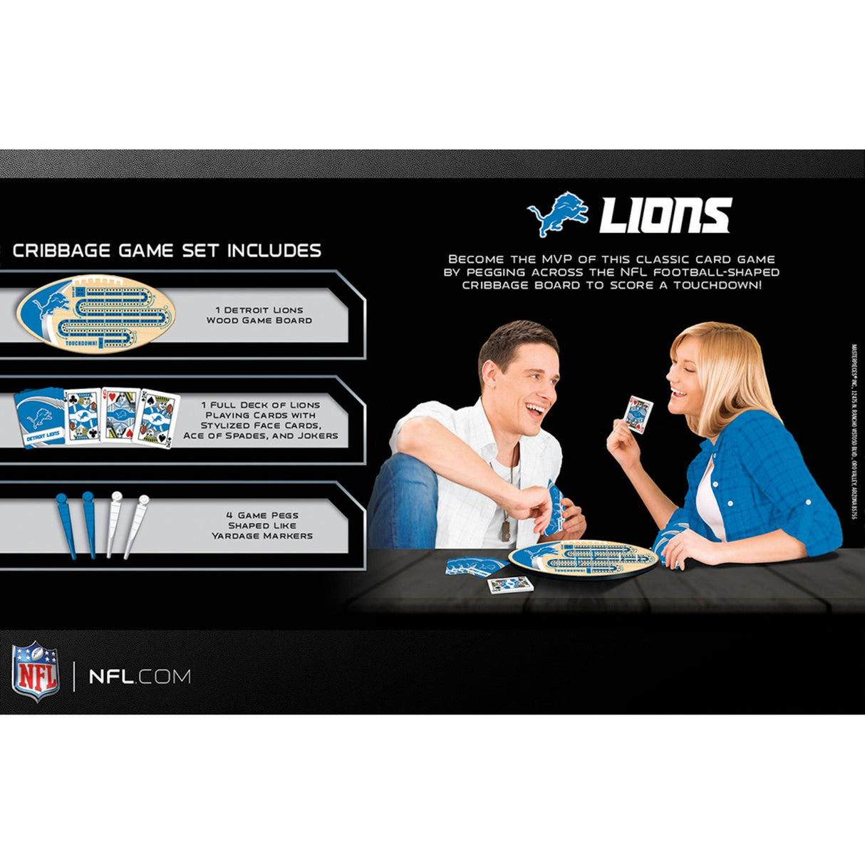 Detroit Lions Cribbage by MasterPieces Puzzle Company INC