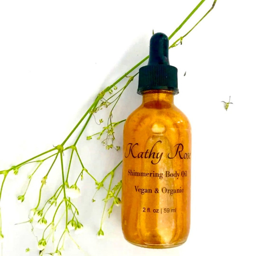 Glowing Shimmering Body Oil by KathyRoseNaturals