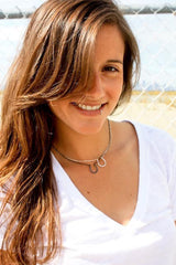 Lucky Horseshoe Charm Necklace by Jennifer Cervelli Jewelry