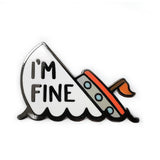 I'm Fine Boat Golf Ball Marker by Kolorspun