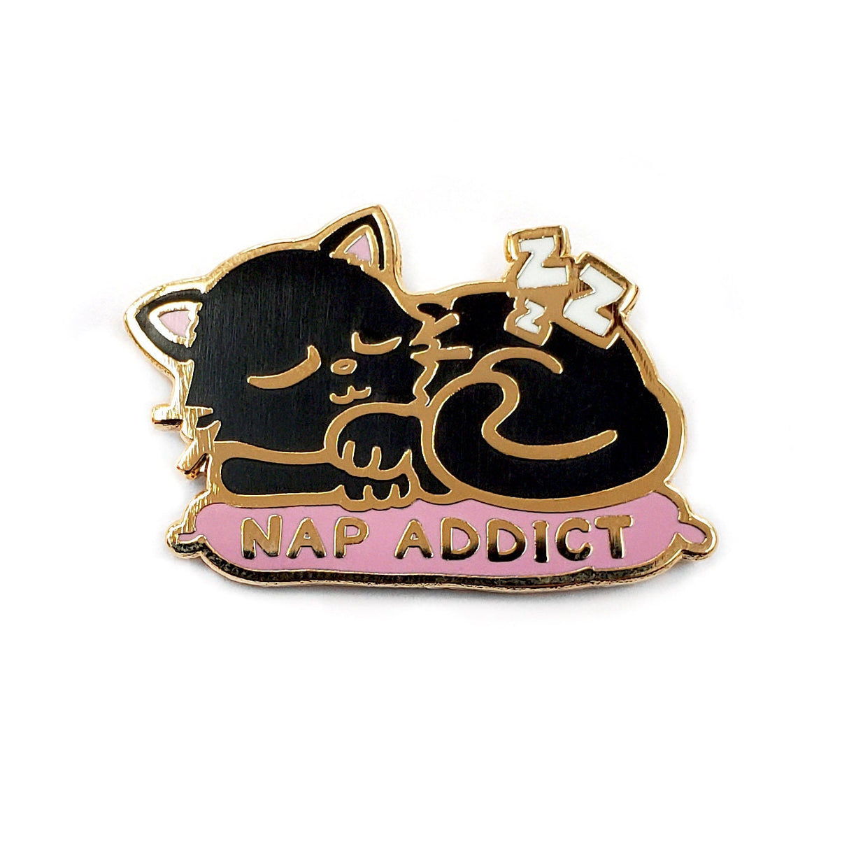 Cat Nap Addict Golf Ball Marker by Kolorspun