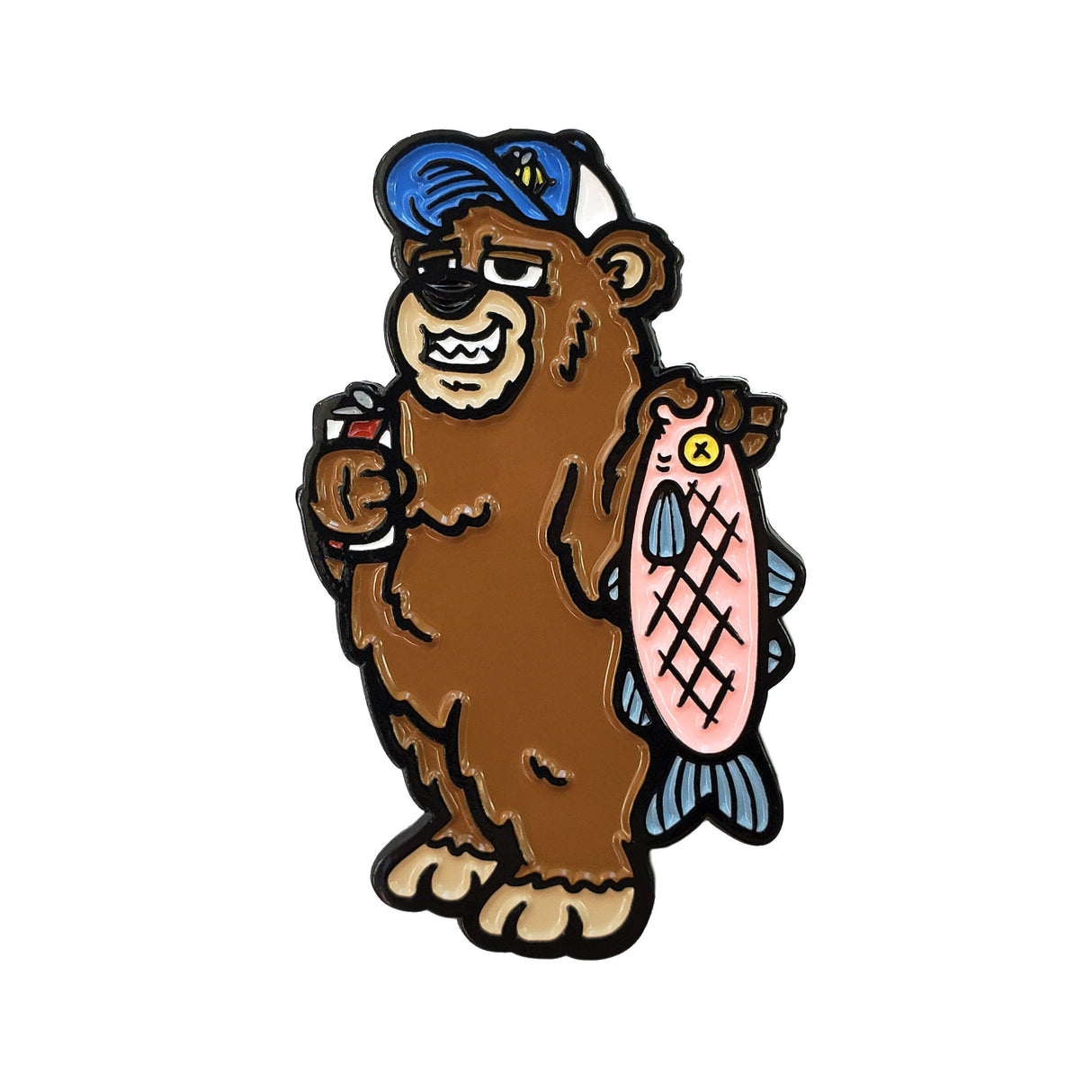 Fishing Bear Golf Ball Marker by Kolorspun