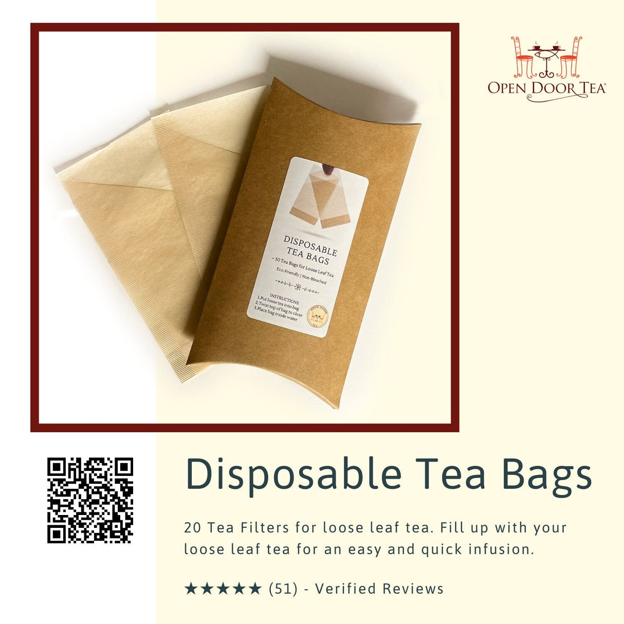 Rooibos Tea Sampler | 3 Loose Leaf Teas for Gifts & Tastings by Open Door Tea CT