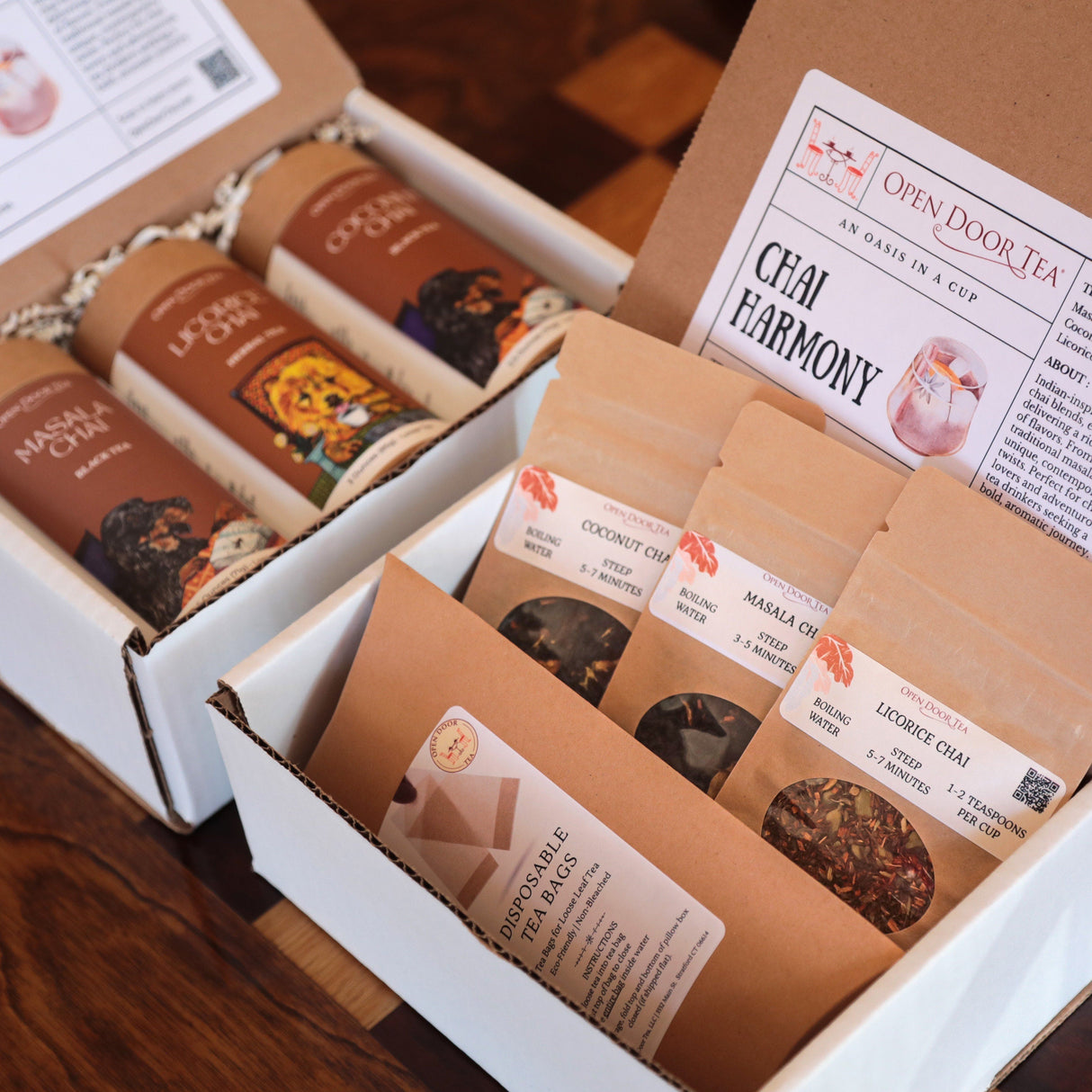 Chai Tea Sampler by Open Door Tea CT