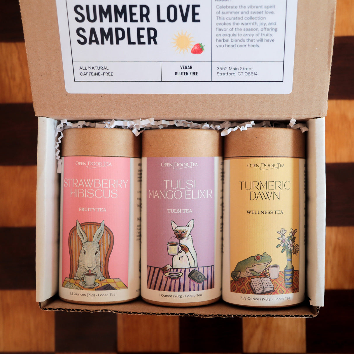 Summer Love Tea Sampler by Open Door Tea CT