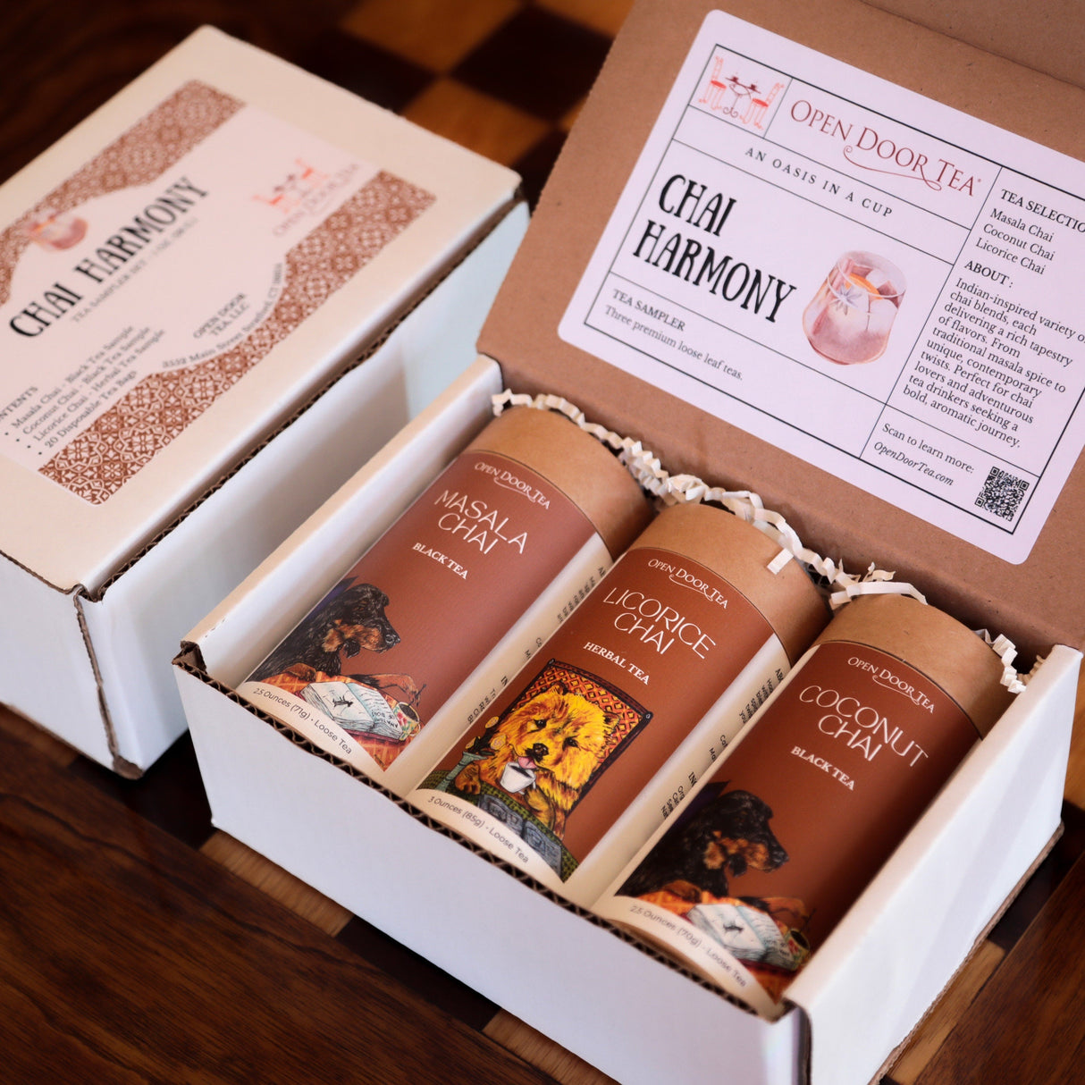 Chai Tea Sampler by Open Door Tea CT