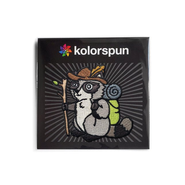 Raccoon Hiker Patch by Kolorspun