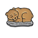 Hibernating Bear Golf Ball Marker by Kolorspun