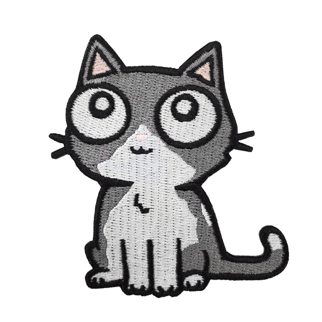 Gray Cat Patch by Kolorspun
