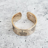 Dandelion Open Back Ring by Salt and Sparkle