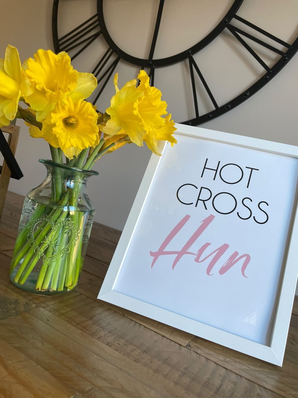 Hot Cross Hun 2022 Spring Seasonal Wall Home Decor Print by WinsterCreations™ Official Store