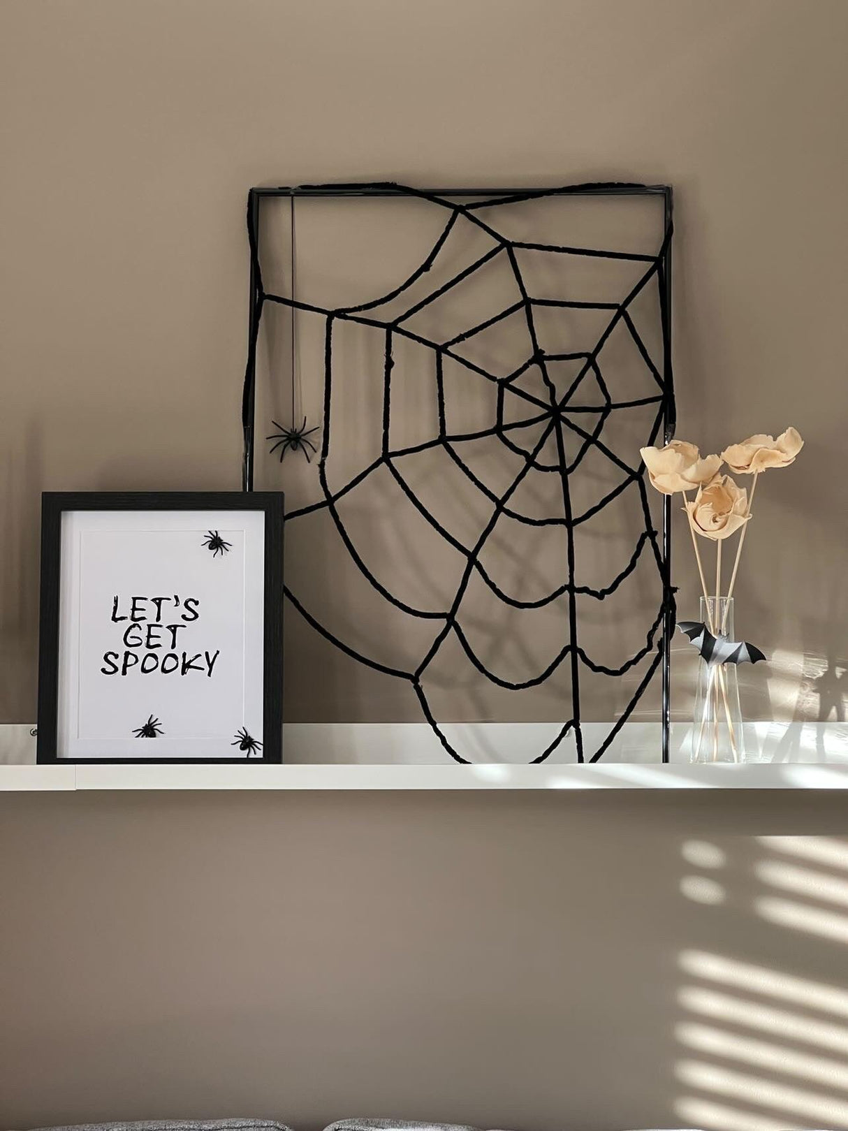 Let's Get Spooky Halloween Autumn Seasonal Wall Home Decor Print by WinsterCreations™ Official Store - Vysn