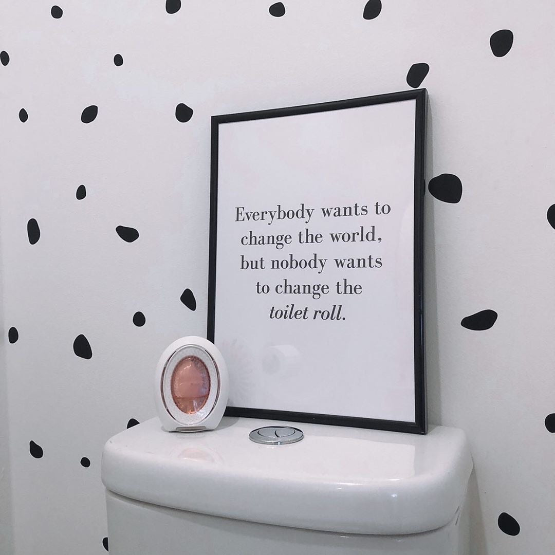 Nobody Ever Wants To Change The Toilet Roll Bathroom Wall Decor Print by WinsterCreations™ Official Store