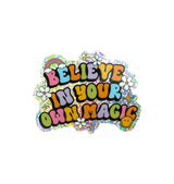 Believe In Your Own Magic Glitter Sticker by Quirky Crate