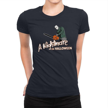 A Nightmare on Halloween - Anytime Design - Womens Premium by RIPT Apparel - Vysn