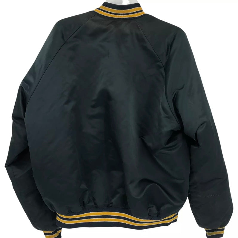 Vintage 1984 San Diego SD Chargers Chalk Line Satin Bomber Jacket with Silver Anniversary Patch - XXL by Rad Max Vintage