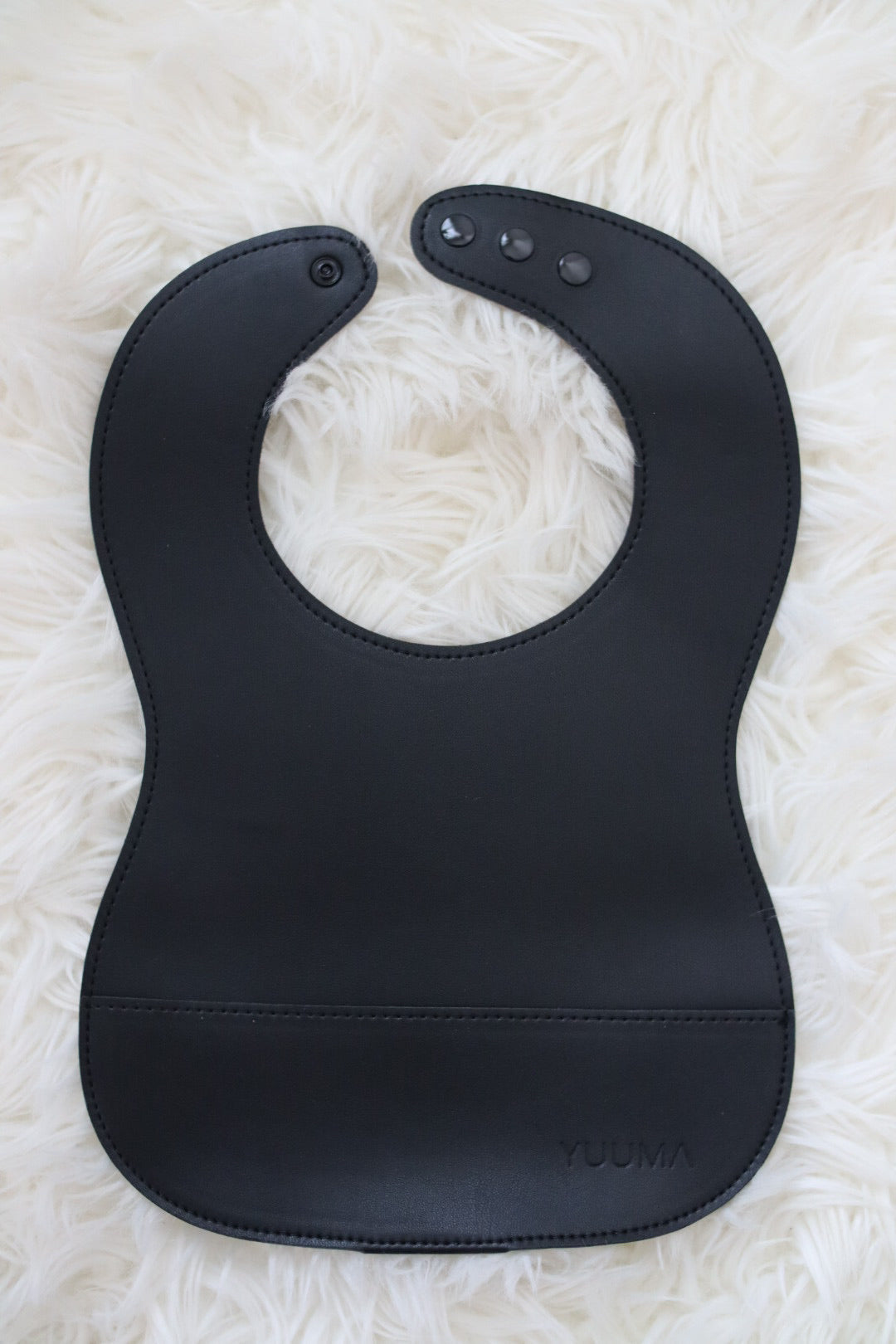 Vegan Leather Bib by YUUMA