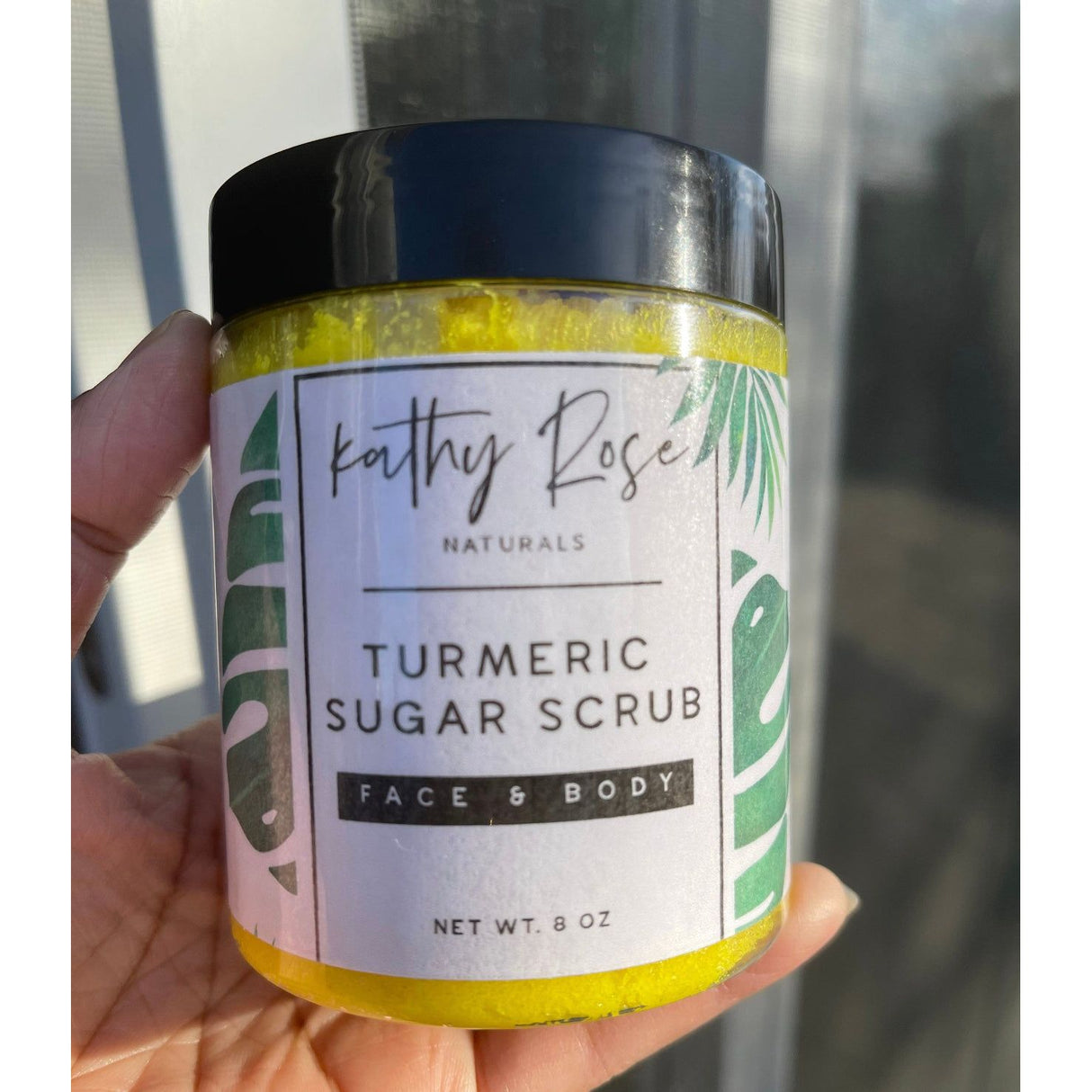 Turmeric Face & Body Exfoliating Scrub by KathyRoseNaturals